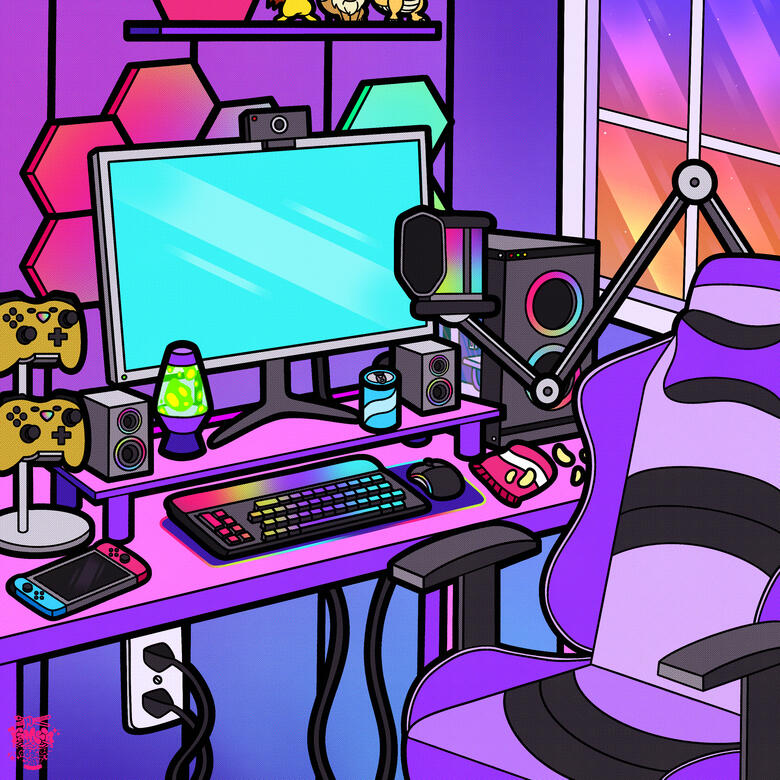 Gamer Room Lights On Gamer Room Lights On